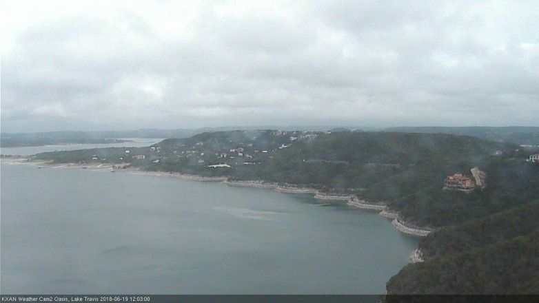 Lake Travis webcam, June 19, 2018 11:05 AM CT