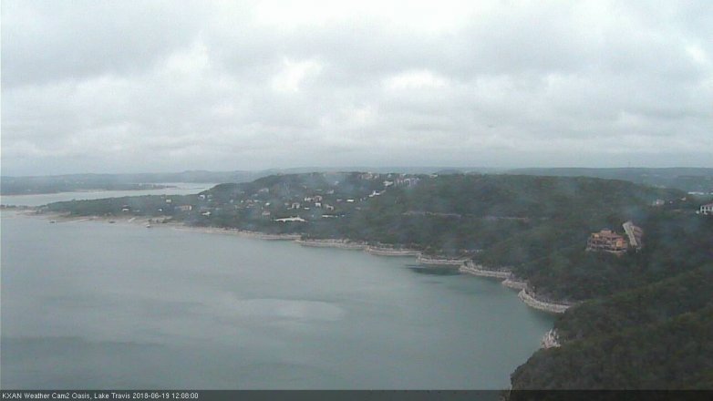 Lake Travis webcam, June 19, 2018 11:10 AM CT