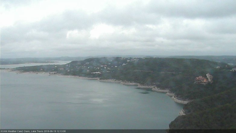 Lake Travis webcam, June 19, 2018 11:15 AM CT