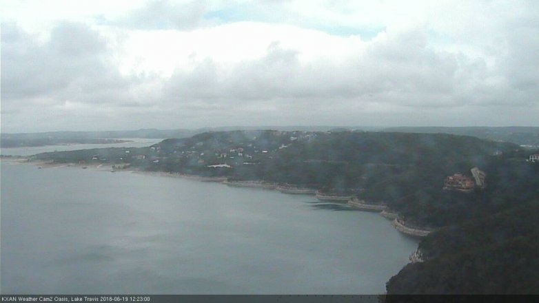 Lake Travis webcam, June 19, 2018 11:25 AM CT