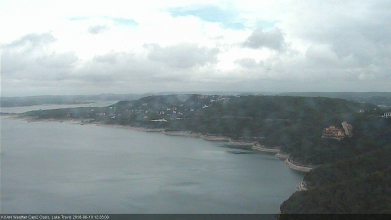 Lake Travis webcam, June 19, 2018 11:30 AM CT