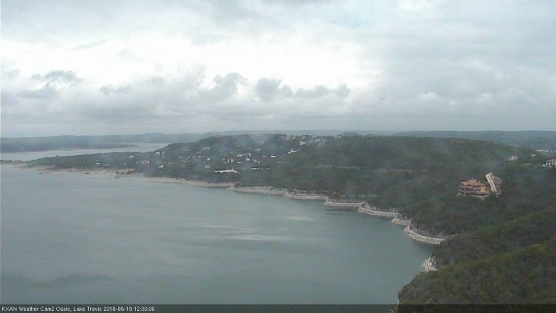 Lake Travis webcam, June 19, 2018 11:35 AM CT