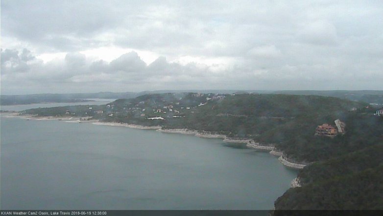 Lake Travis webcam, June 19, 2018 11:40 AM CT