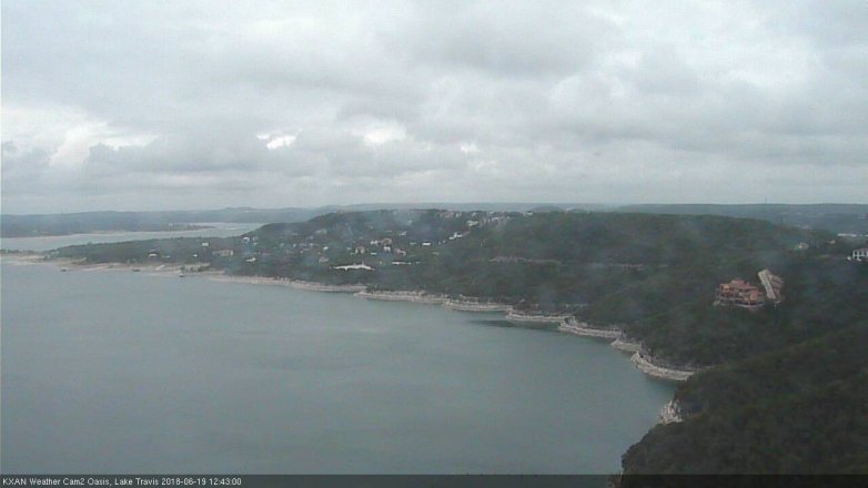 Lake Travis webcam, June 19, 2018 11:45 AM CT