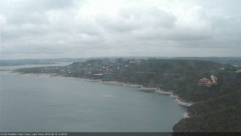 Lake Travis webcam, June 19, 2018 11:50 AM CT
