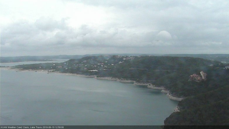 Lake Travis webcam, June 19, 2018 12:00 PM CT