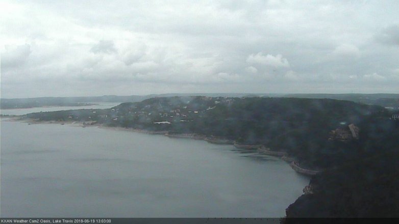 Lake Travis webcam, June 19, 2018 12:05 PM CT