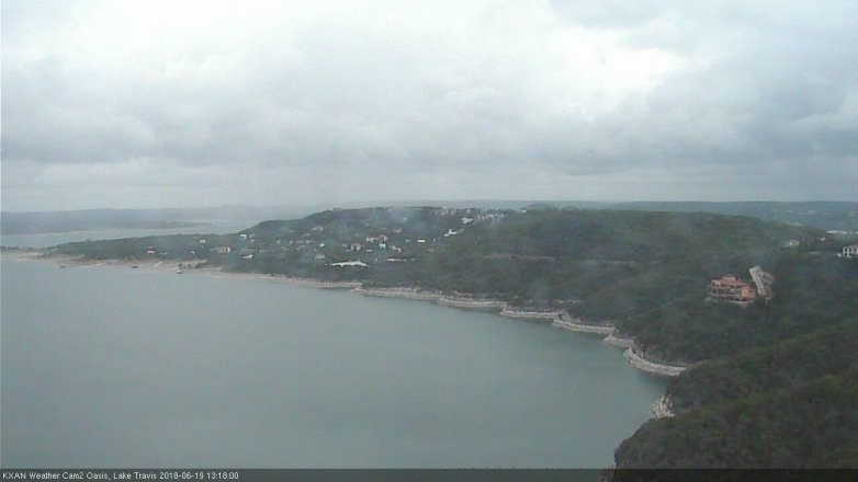 Lake Travis webcam, June 19, 2018 12:20 PM CT