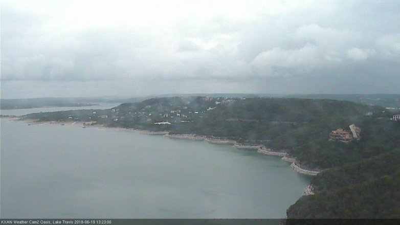 Lake Travis webcam, June 19, 2018 12:25 PM CT