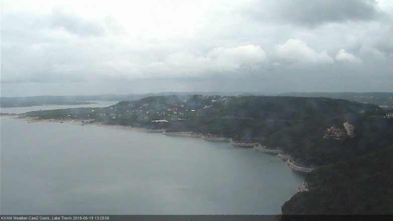 Lake Travis webcam, June 19, 2018 12:30 PM CT