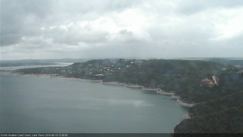 Lake Travis webcam, June 19, 2018 12:40 PM CT