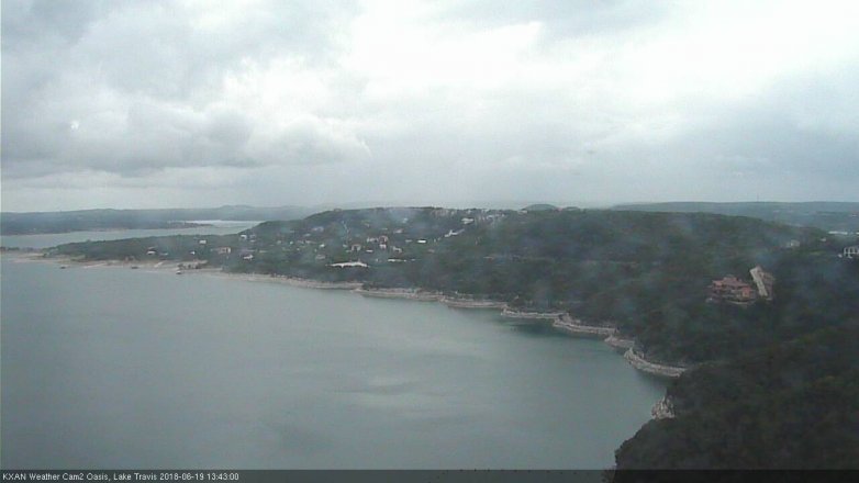 Lake Travis webcam, June 19, 2018 12:45 PM CT