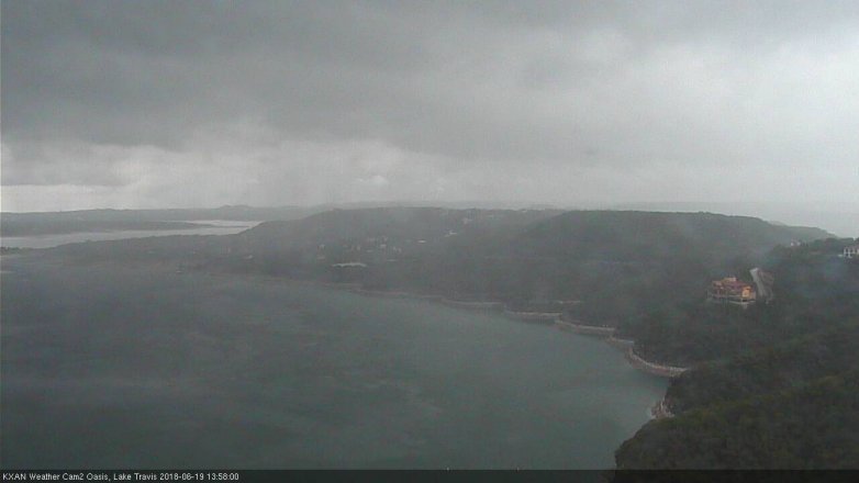 Lake Travis webcam, June 19, 2018 1:00 PM CT