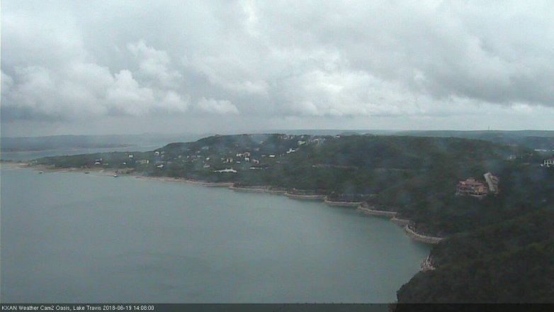 Lake Travis webcam, June 19, 2018 1:10 PM CT
