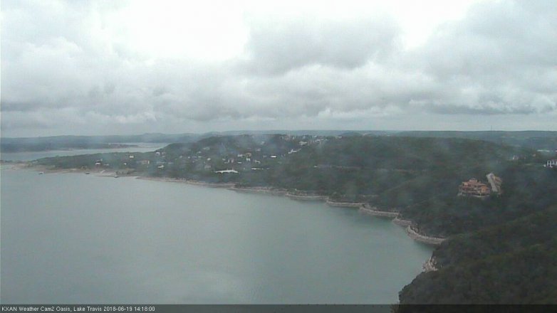 Lake Travis webcam, June 19, 2018 1:20 PM CT