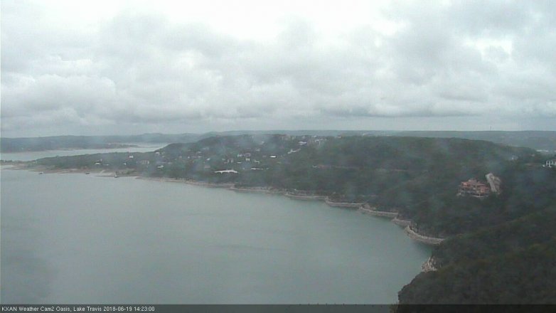 Lake Travis webcam, June 19, 2018 1:25 PM CT