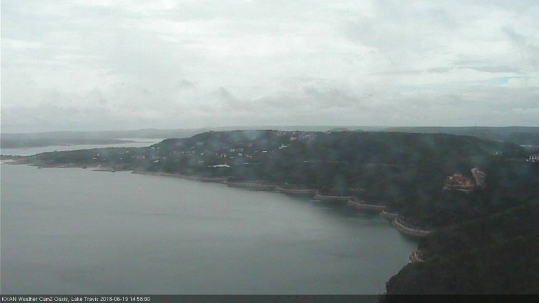 Lake Travis webcam, June 19, 2018 2:00 PM CT