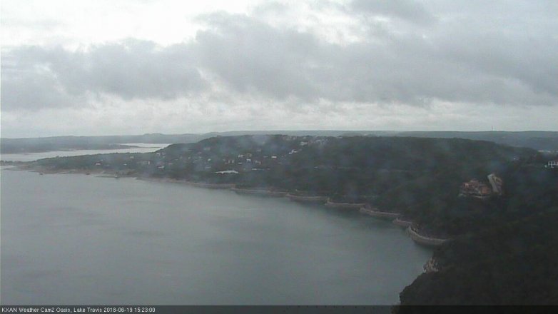Lake Travis webcam, June 19, 2018 2:25 PM CT