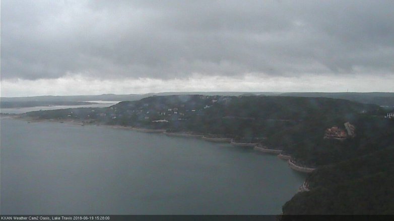Lake Travis webcam, June 19, 2018 2:30 PM CT