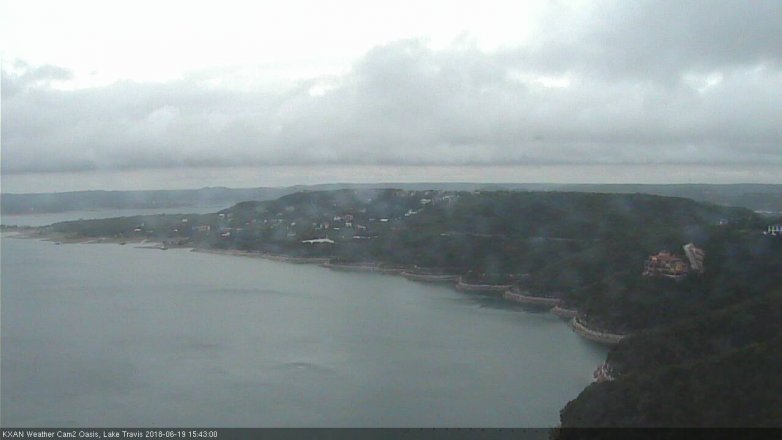 Lake Travis webcam, June 19, 2018 2:45 PM CT