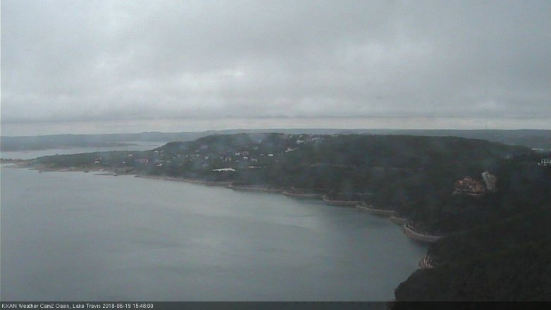 Lake Travis webcam, June 19, 2018 2:50 PM CT