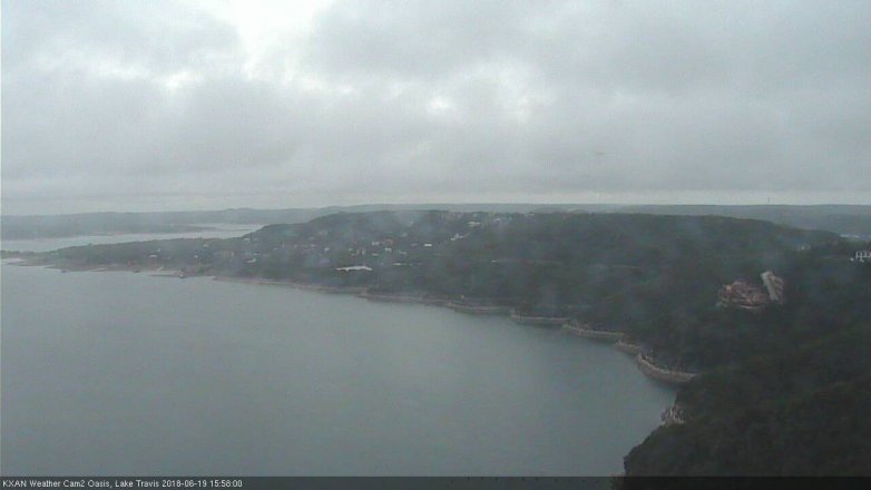 Lake Travis webcam, June 19, 2018 3:00 PM CT