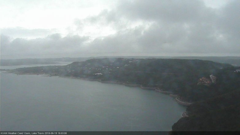 Lake Travis webcam, June 19, 2018 3:05 PM CT