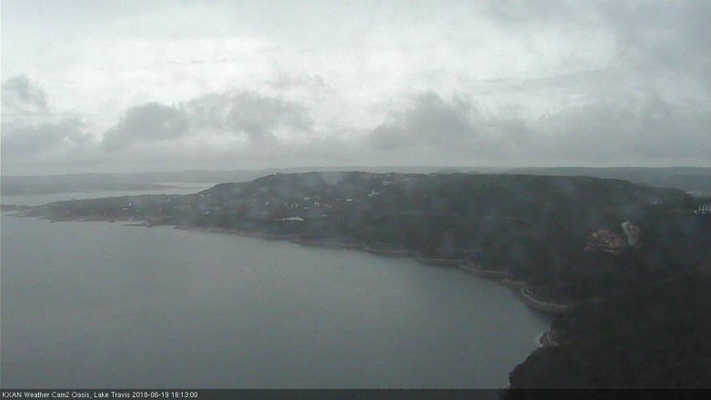 Lake Travis webcam, June 19, 2018 3:15 PM CT