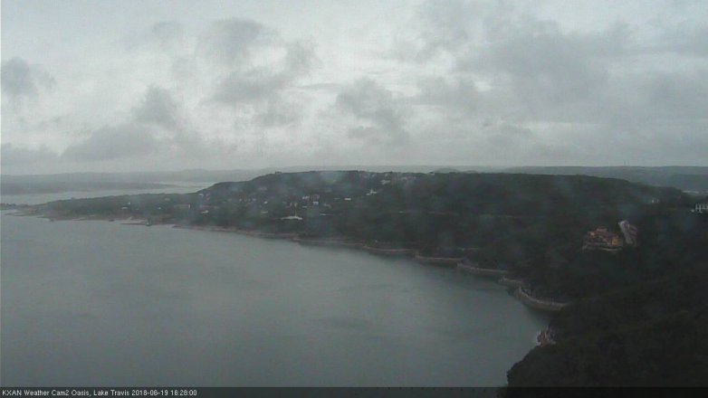 Lake Travis webcam, June 19, 2018 3:30 PM CT