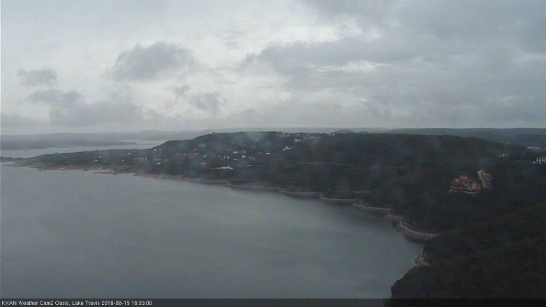 Lake Travis webcam, June 19, 2018 3:35 PM CT