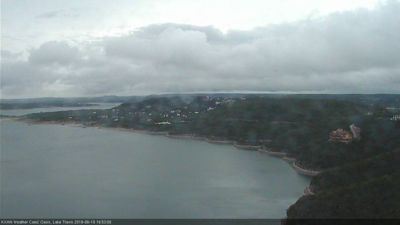 Lake Travis webcam, June 19, 2018 3:55 PM CT