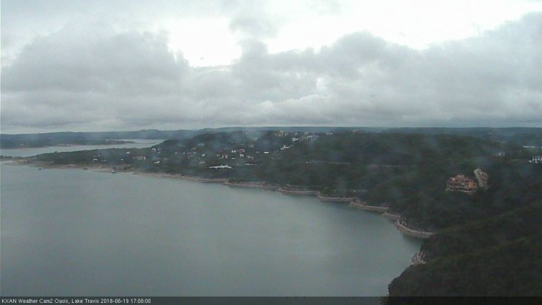 Lake Travis webcam, June 19, 2018 4:10 PM CT