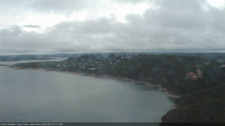 Lake Travis webcam, June 19, 2018 4:15 PM CT