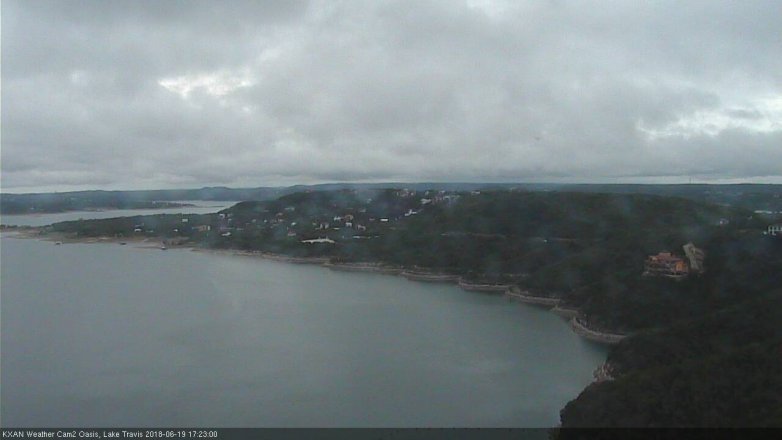 Lake Travis webcam, June 19, 2018 4:25 PM CT