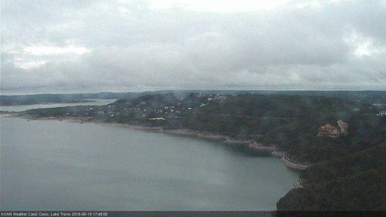 Lake Travis webcam, June 19, 2018 4:50 PM CT
