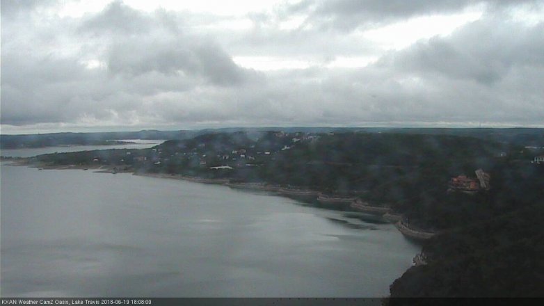 Lake Travis webcam, June 19, 2018 5:10 PM CT