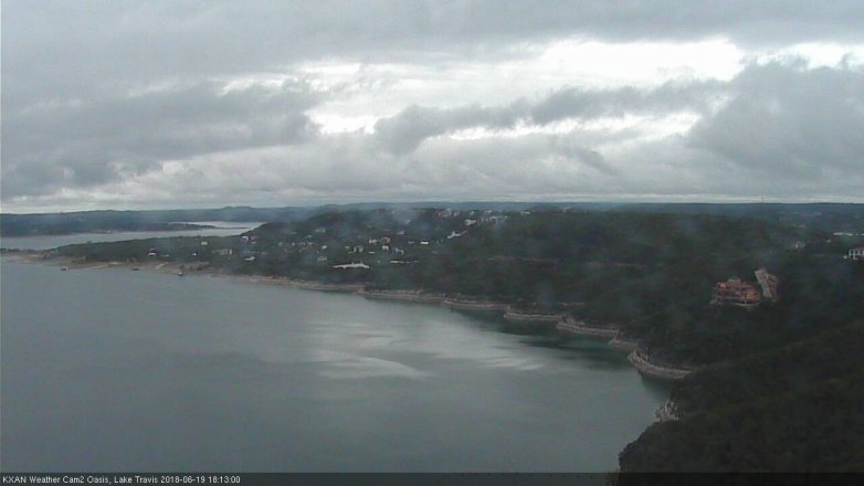Lake Travis webcam, June 19, 2018 5:15 PM CT