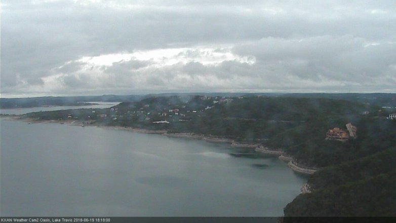 Lake Travis webcam, June 19, 2018 5:20 PM CT