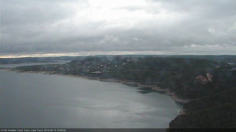 Lake Travis webcam, June 19, 2018 6:00 PM CT