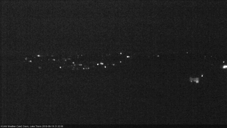 Lake Travis webcam, June 19, 2018 8:35 PM CT