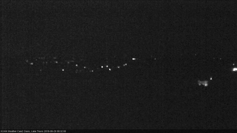 Lake Travis webcam, June 19, 2018 11:35 PM CT