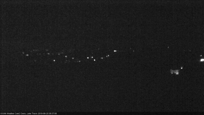 Lake Travis webcam, June 19, 2018 11:40 PM CT