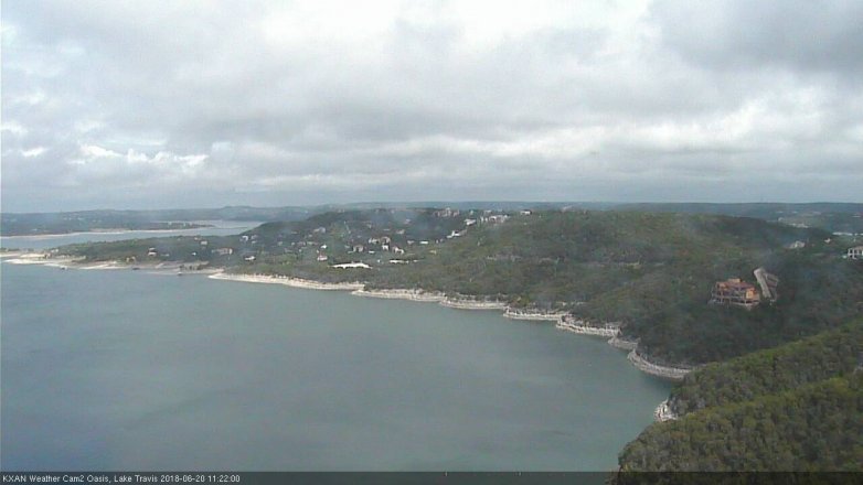 Lake Travis webcam, June 20, 2018 10:25 AM CT