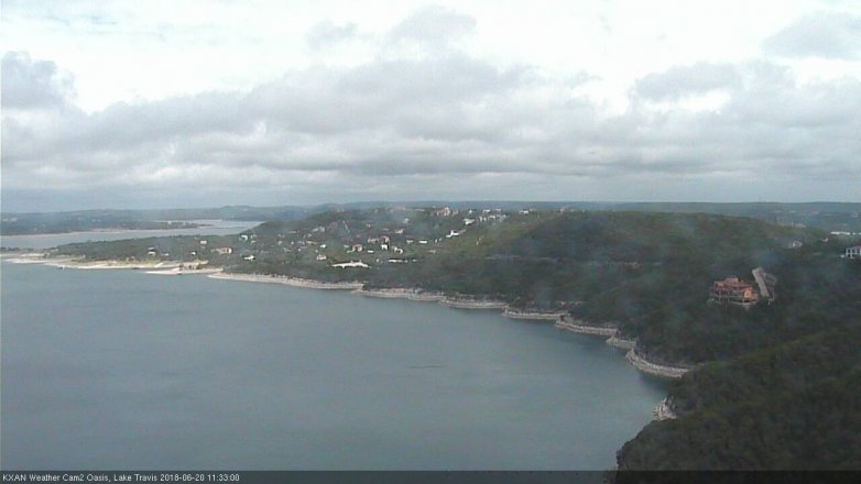 Lake Travis webcam, June 20, 2018 10:35 AM CT