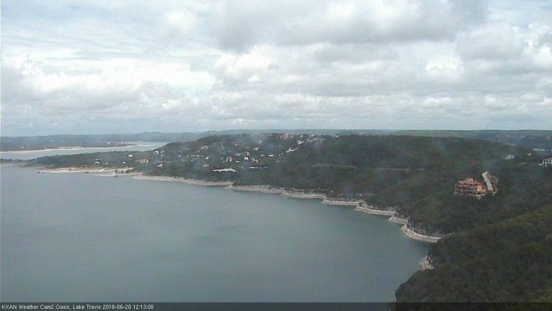 Lake Travis webcam, June 20, 2018 11:15 AM CT