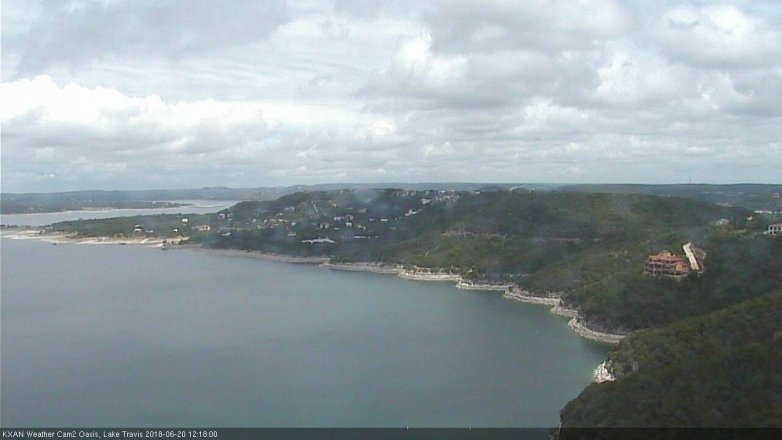 Lake Travis webcam, June 20, 2018 11:20 AM CT