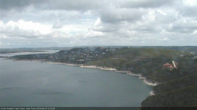Lake Travis webcam, June 20, 2018 11:25 AM CT