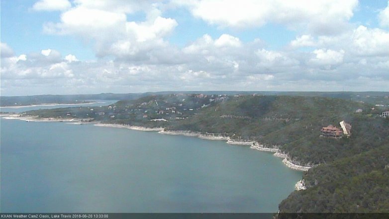 Lake Travis webcam, June 20, 2018 12:35 PM CT