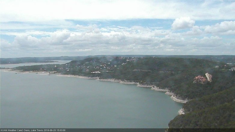 Lake Travis webcam, June 20, 2018 2:05 PM CT