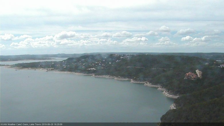 Lake Travis webcam, June 20, 2018 3:30 PM CT